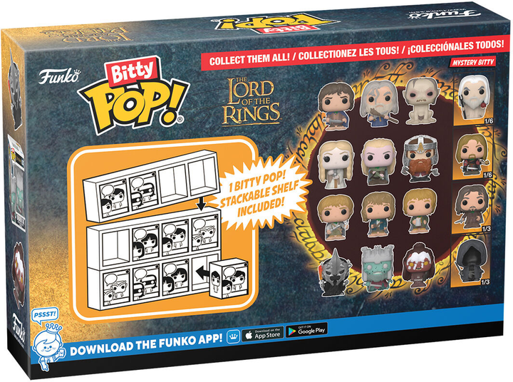 Набір фігурок Funko Bitty Pop Lord of the Rings Witch King 4 шт (0889698754590) - зображення 3