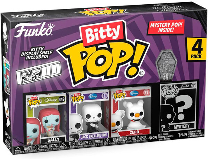 Набір фігурок-сюрприз Funko Bitty POP Disney Nightmare Before Christmas Саллі 4 шт (0889698730211) - зображення 1