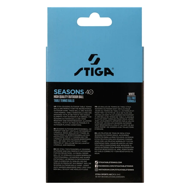 Мячи для настольного тенниса Stiga Seasons 12 шт White (1110-2810-12) (931162) - изображение 3