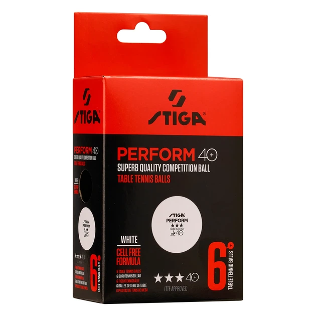 Мячи для настольного тенниса Stiga Perform ABS 6 шт (1113-2110-06) (931160) - изображение 3