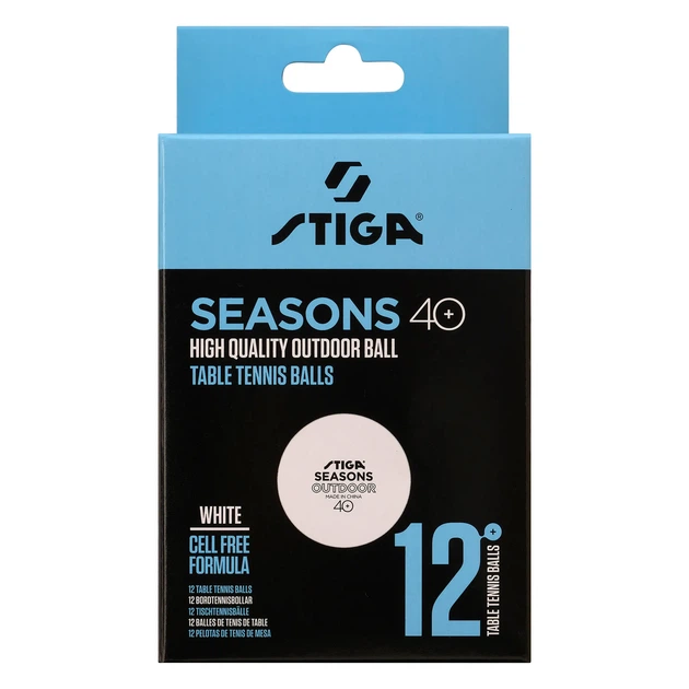 Мячи для настольного тенниса Stiga Seasons 12 шт White (1110-2810-12) (931162) - изображение 4