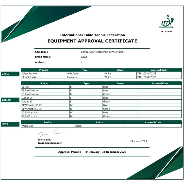 М'ячі для настільного тенісу GEWO Ultra SLP 40+ ITTF 6 шт (81351200) (931057) - зображення 4