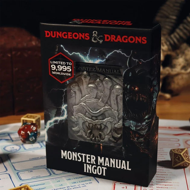 Plakietka kolekcjonerska Fanatik Dungeons & Dragons Monster Manual Limited Edition (5060662467691) - obraz 7