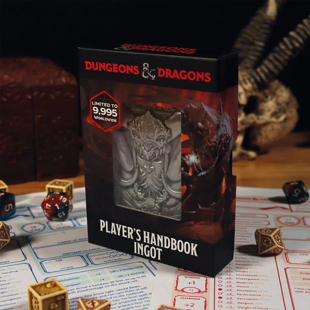 Plakietka kolekcjonerska Fanatik Dungeons & Dragons Players Handbook Limited Edition (5060662467707) - obraz 6
