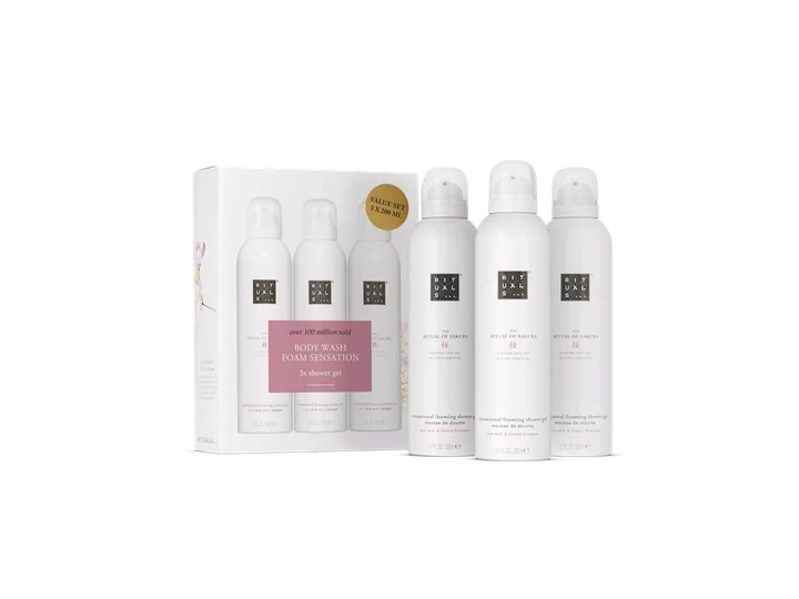 Набір Гель-піни для душа Rituals The Ritual Of Sakura RITUALS Shower Gel 600 мл - зображення 4