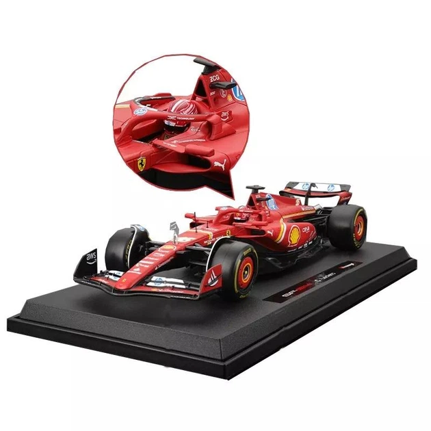 Колекційна Модель Bburago F1 Ferrari SF-24 #16 Charles Leclerc