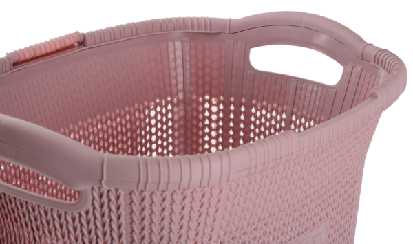 Кошик для білизни Violet House 0261 Виолетта PINK POWDER 65 л (0261 Виолетта PINK POWDER с/к 65) - Фото 3 Кошик для білизни Violet House 0261 Виолетта PINK POWDER 65 л (0261 Виолетта PINK POWDER с/к 65) - зображення 3