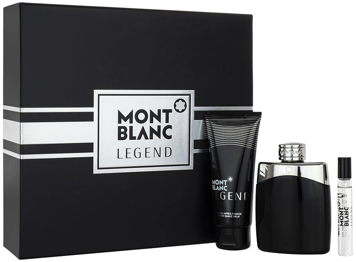 Zestaw męski Montblanc Legend Woda toaletowa 100 ml + Miniaturka Woda toaletowa 7.5 ml + Żel pod prysznic 100 ml (3386460139052) - obraz 1