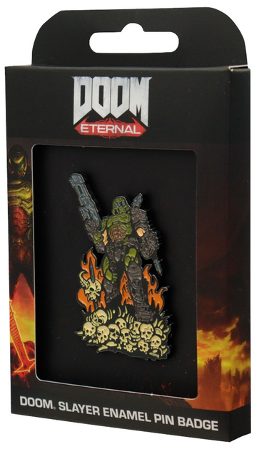 Колекційний значок Fanatik DOOM Eternal Pin Badge Limited Edition (5060948292696) - зображення 2