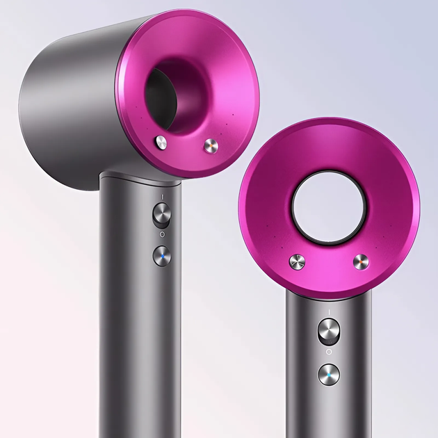 Фен с ионизацией UFT Hairdryer 2 Pink (1650 Вт/ 5 насадок/ 4 режима/ 3 скорости) (UHDR249) - изображение 2