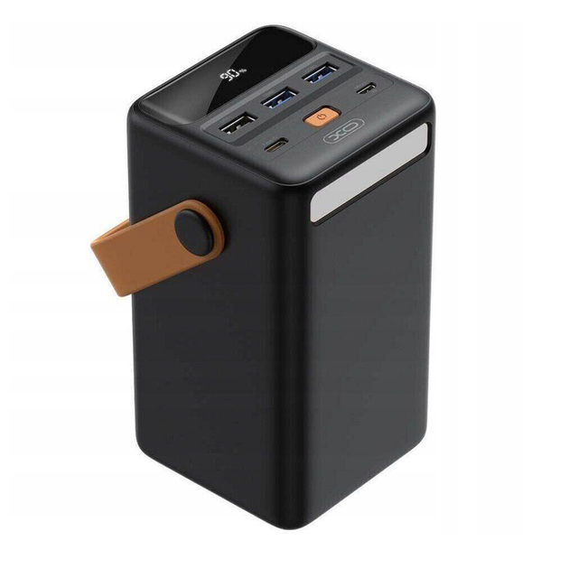 Повербанк для телефона умб Power Bank Awei P101K павербанк с быстрой зарядкой и фонариком 60000 мач универсальная мобильная батарея для планшета и фитнес часов внешняя батарея Черный - изображение 2