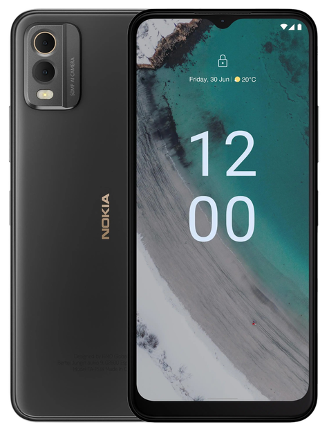 Мобільний телефон Nokia C32 4G 4/64GB Charcoal (6438409084835) - зображення 1