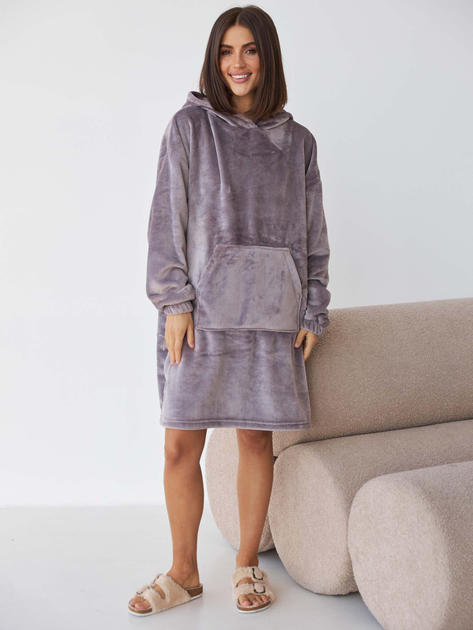 Худі-плед жіночий махровий теплий з капюшоном зимовий BARWA garments 0336 One Size Капучино від Rozetka на платформі USKIDKA Акція на Худі-плед жіночий махровий теплий з капюшоном зимовий BARWA garments 0336 One Size Капучино від Rozetka