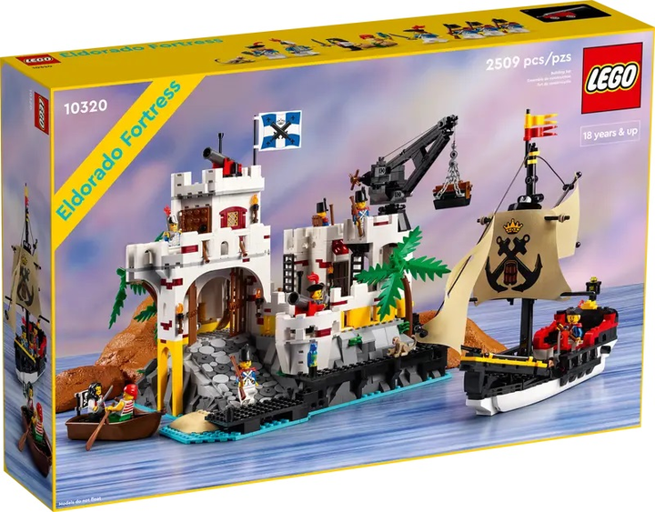 Zestaw klockow LEGO Icons Twierdza Eldorado 2458 elementow (10320) (955555906959570) - Outlet - obraz 1