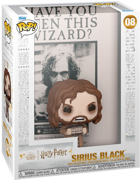 Фігурка Funko POP Covers Harry Potter and the Prisoner of Azkaban Sirius Black 9 см (0889698760010) - зображення 1