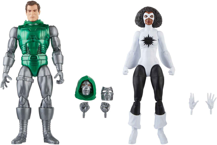 Zestaw figurek Hasbro Marvel Legends Avengers Beyond Earths Mightiest Captain Marvel vs Doctor Doom z akcesoriami 2 szt 15 cm (5010996142443) - obraz 4