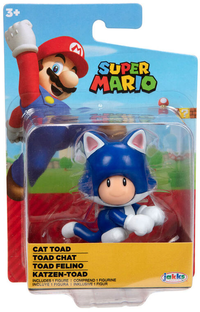 Фігурка Jakks Pacific Nintendo Nintendo Super Mario Cat Toad 6.5 см (0039897914282) - зображення 1