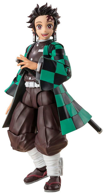 Фігурка Tamashii Nations Demon Slayer Kimetsu no Yaiba Tanjiro Kamado S.H Figuarts 14 см (4573102664754) - зображення 1