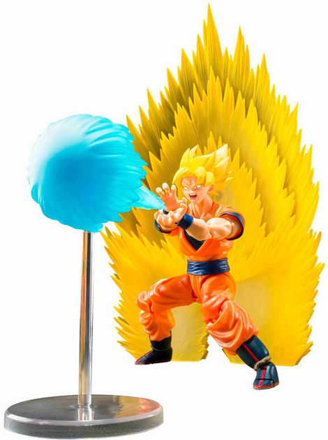 Фігурка Tamashii Nations Dragon Ball Teleport Kamehameha Super Saiyan Son Goku S.H Figuarts 15 см (4573102664570) - зображення 2