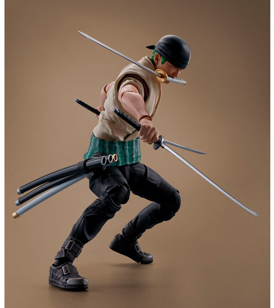 Figurka Tamashii Nations One Piece Netflix Series Roronoa Zoro SH 14.5 cm (4573102657688) - obraz 5