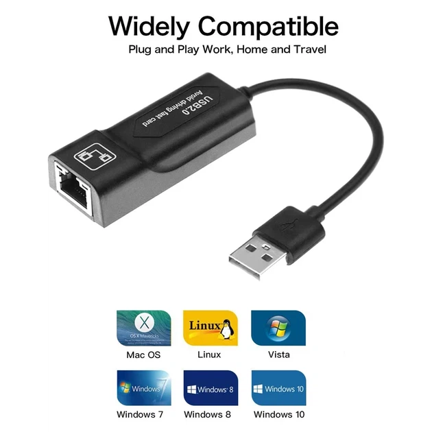 Мережевий адаптер перехідник PIX-LINK USB LAN SR9900 мережна карта Black (16158) - Фото 5 Мережевий адаптер перехідник PIX-LINK USB LAN SR9900 мережна карта Black (16158) - зображення 5
