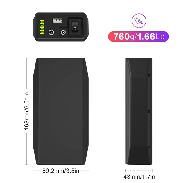 Резервный источник питания для мощных роутеров, UPS на 9/12V TalentCell LF 4100 (LiFePO4) 83.2Wh - изображение 5