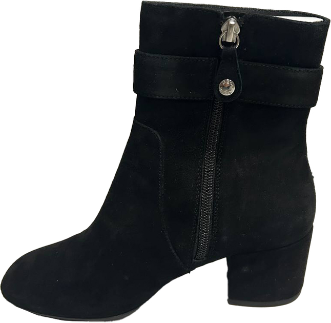 Botki damskie zamszowe Geox D26TWB00021-C9999 36 Czarne (8050036778888) (955555906587074) - Outlet - obraz 5