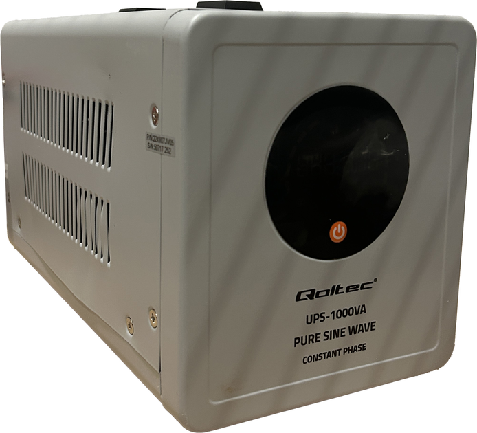 UPS Qoltec Pure Sine Wave 1000VA/700W Stala faza (50717) (955555903275418) - Outlet - obraz 3