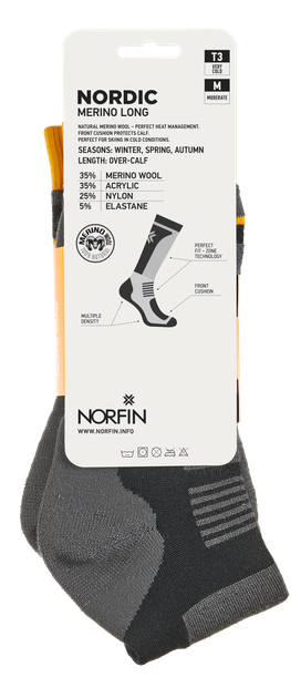 Носки Norfin T3M NORDIC MERINO LONG р.M (39-41) - изображение 5