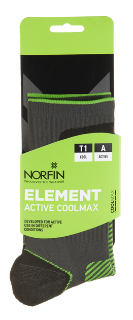 Носки Norfin T1A ELEMENT ACTIVE COOLMAX CREW р.XL (45-47) - Фото 3 Носки Norfin T1A ELEMENT ACTIVE COOLMAX CREW р.XL (45-47) - изображение 3
