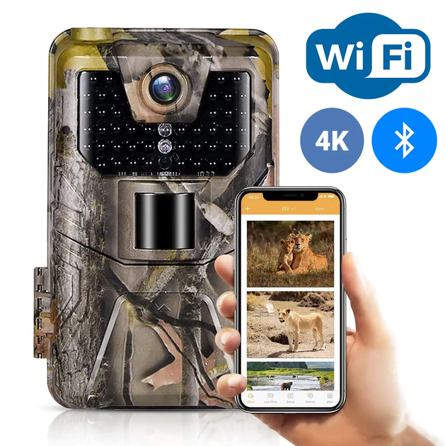 WiFi фотопастка WiFi900Pro 30Mp, Bluetooth - зображення 1