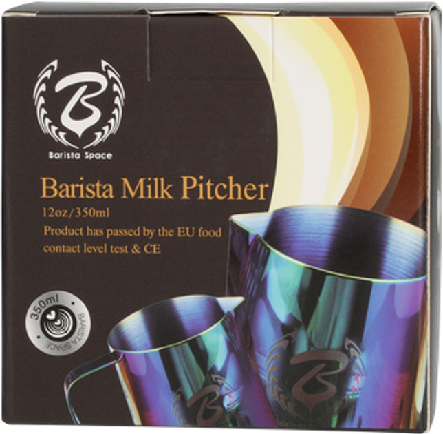 Глечик для молока Barista Space сірий 350 мл (9331543731191) - зображення 6