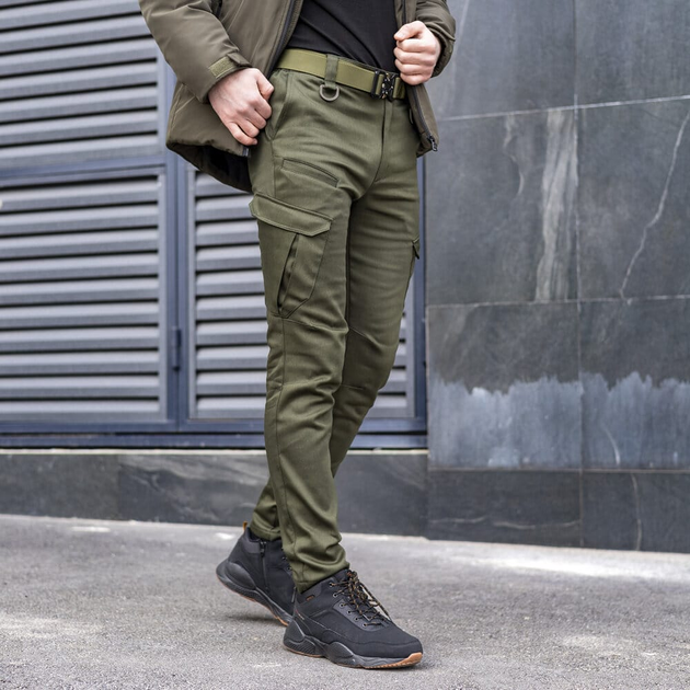 Штани-карго Pobedov trousers Tactical ЗИМА Хакі L PNcr1 424Lkh - зображення 2