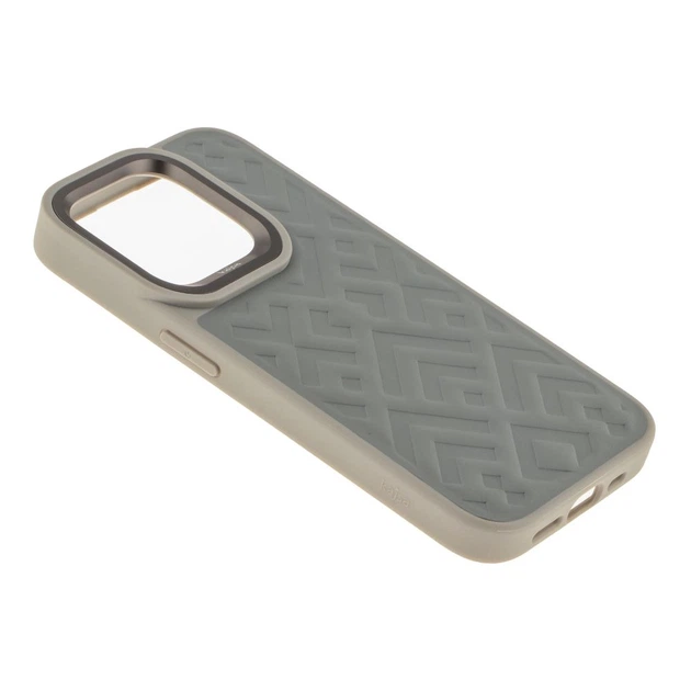 Чохол Kajsa Briquette Collection Rhombus для iPhone 15 Pro Колір Light Grey - изображение 11