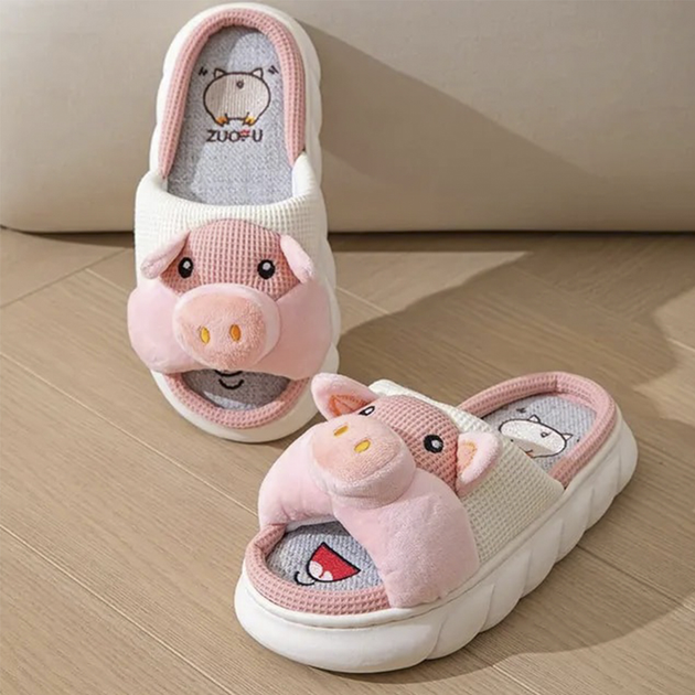 Домашні капці All-One Pink Piggi, 38/39 (23,5 см) - зображення 3
