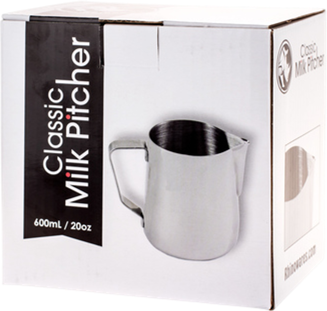 Глечик для молока Rhino Coffee Gear Classic сріблястий 600 мл (0799439765450) - зображення 3