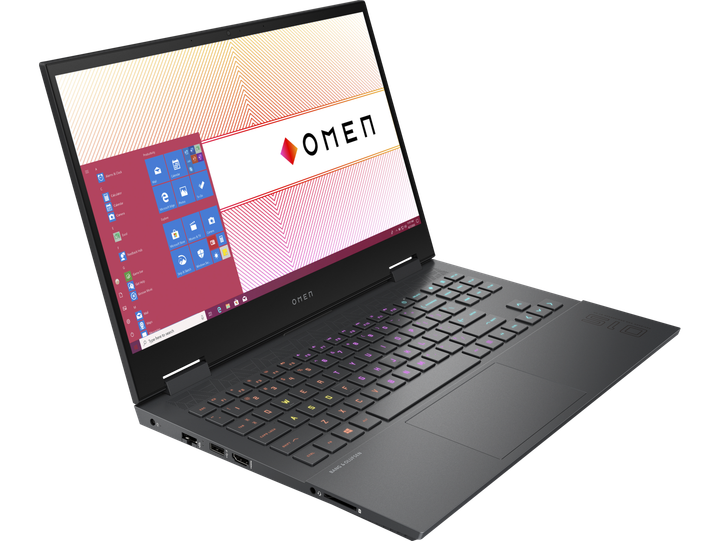HP OMEN 15-en1010nr 15,6" IPS 1920x1080 144 Гц / AMD Ryzen 7 5800H 3,2 ГГц / NVIDIA GeForce RTX 3060, 6 ГБ GDDR6 / RAM 8 ГБ / DDR4 / SSD 512 ГБ / ОС Windows 11 Home / Вага 2,46 кг (3T0Z5UA) - зображення 7