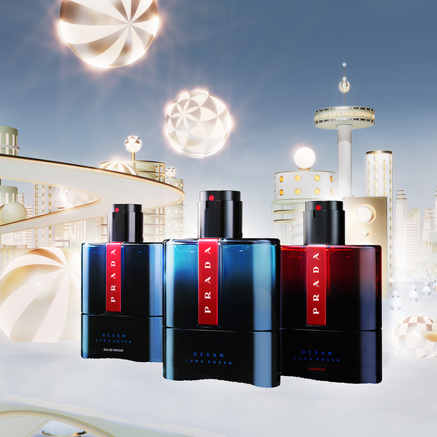 Набір для чоловіків Prada Luna Rossa Ocean Le Parfum Парфумована вода 50 мл + Мініатюра Парфумована вода 10 мл (3614274347999) - зображення 4