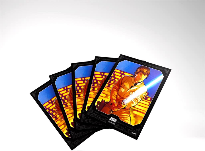 Набір кишень для карт Gamegenic Star Wars Unlimited Art Sleeves Luke Skywalke (4251715413999) - зображення 5