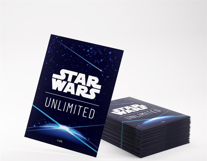 Zestaw koszulek do kart Gamegenic Star Wars Unlimited Art Sleeves Space Niebieskie (4251715414002) - obraz 5