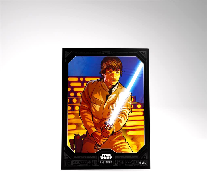 Набір кишень для карт Gamegenic Star Wars Unlimited Double Sleeving Pack Luke Skywalker (4251715414033) - зображення 3