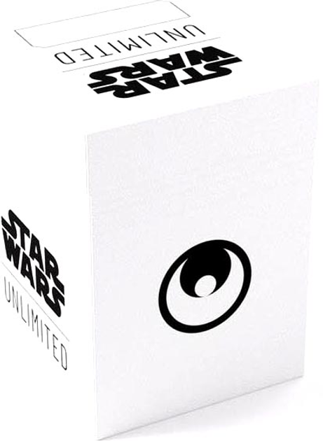 Pudełko na karty Gamegenic Star Wars Unlimited Soft Crate Białe (4251715413937) - obraz 1