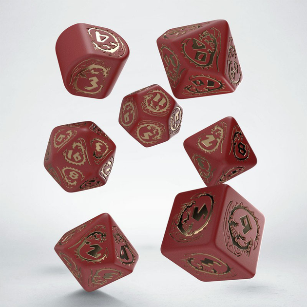 Zestaw kości Q-Workshop Dragons RPG Dice Kit 7 elementów (5907699496297) - obraz 2