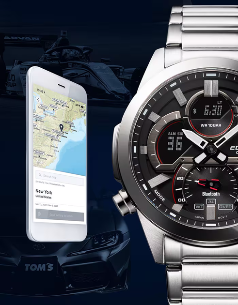 Мужские часы Casio EDIFICE Bluetooth ECB-30DB-1AEF - Фото 3 Мужские часы Casio EDIFICE Bluetooth ECB-30DB-1AEF - изображение 3