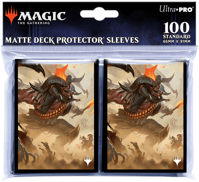 Набір кишень для карт Ultra Pro Magic the Gathering Outlaws of Thunder Junction Rakdos the Muscle 100 шт (074427383596) - зображення 1