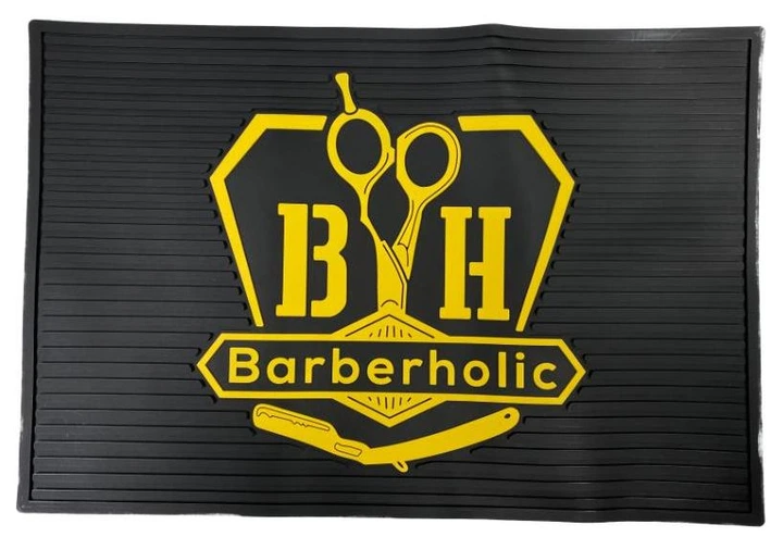Коврик для инструментов парикмахера BarberHolic (45х30х0,5см) (барбер, barber, мастер маникюра, резиновый) - Фото 1 Коврик для инструментов парикмахера BarberHolic (45х30х0,5см) (барбер, barber, мастер маникюра, резиновый) - изображение 1