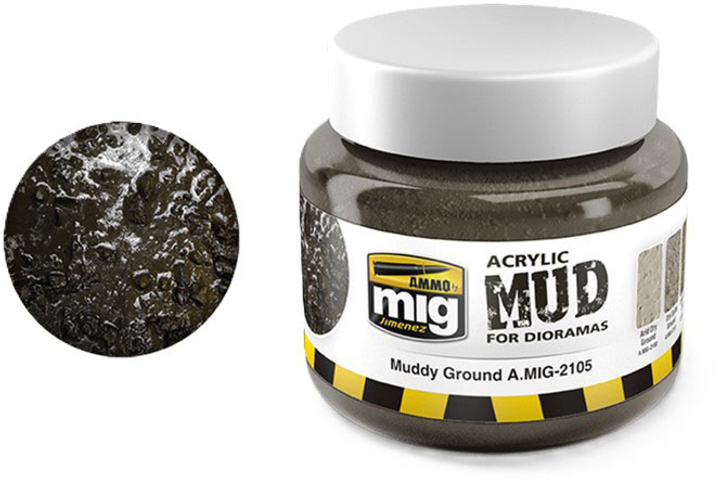 Акрилова паста для діорам Ammo Muddy Ground 250 мл (8432074021056) - зображення 1