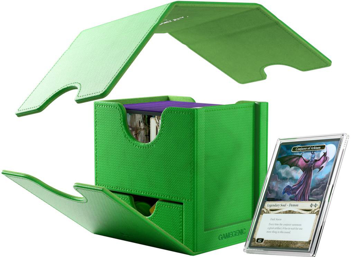 Pudełko na karty Gamegenic Premium Box Sidekick PRO XL na 100+ przedmiotów Zielone (4251715415894) - obraz 14