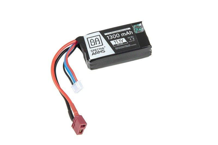 Аккумулятор LiPo 11,1V 1300mAh 15/30C - T-Connect (Deans) [Specna Arms] (для страйкбола) - зображення 1