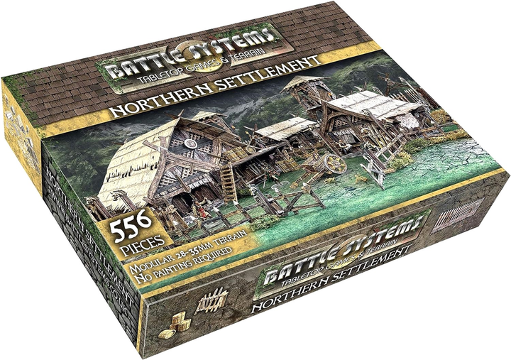 Model do składania Battle Systems Tabletop Games & Terrain Northern Settlement (5060660090921) - obraz 1